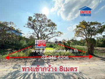 3 rai (approximately 1.2 acres) of vacant land for sale. Located in Soi Tesaban 1, Nakhon Pathom, off Bang Len-Bang Luang Road 3351 (Malai Man Road),
