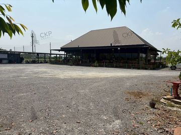 For sale Land with buildings currently operating as a football field and restaurant, located on Chiang Mai-Phrao Road. | No. 93332