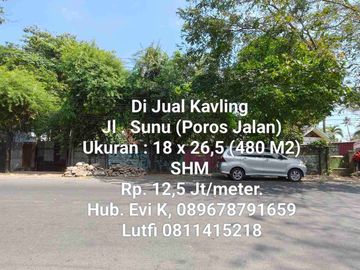 Dijual Kavling di Jl. Sunu Makassar