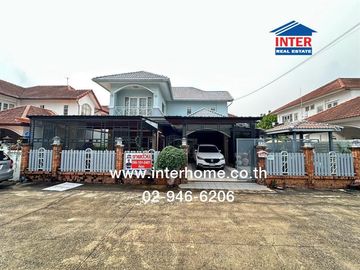 Two-story detached house, 64 sq.wah, Ladda Ville 4 Village, Ban Kluay-Sai Noi, near Makro Bang Bua Thong, Soi Rong Mi, Ban Kluay-Sai Noi Road, Kanchan