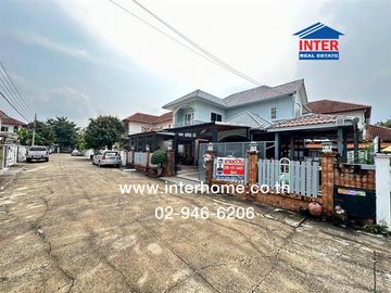 Two-story detached house, 64 sq.wah, Ladda Ville 4 Village, Ban Kluay-Sai Noi, near Makro Bang Bua Thong, Soi Rong Mi, Ban Kluay-Sai Noi Road, Kanchan