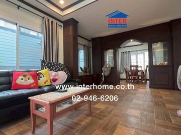 Two-story detached house, 64 sq.wah, Ladda Ville 4 Village, Ban Kluay-Sai Noi, near Makro Bang Bua Thong, Soi Rong Mi, Ban Kluay-Sai Noi Road, Kanchan