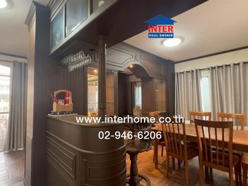 Two-story detached house, 64 sq.wah, Ladda Ville 4 Village, Ban Kluay-Sai Noi, near Makro Bang Bua Thong, Soi Rong Mi, Ban Kluay-Sai Noi Road, Kanchan