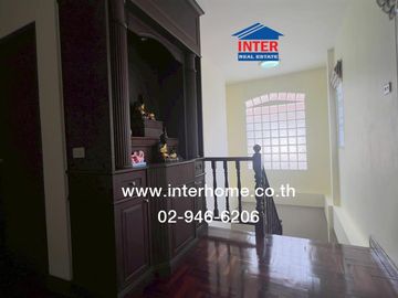 Two-story detached house, 64 sq.wah, Ladda Ville 4 Village, Ban Kluay-Sai Noi, near Makro Bang Bua Thong, Soi Rong Mi, Ban Kluay-Sai Noi Road, Kanchan