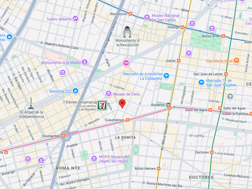 Depto en venta en Turín 41, Juárez, Cuauhtémoc, 06600 Ciudad de México. ¡EXCELENTE UBICACION!