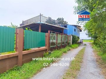 Land and building on 1 rai 100 sq.wa. Located on Ban Kluay-Sai Noi Road, near Wat Masong and Masong Mitraphap School No. 55, adjacent to the canal roa