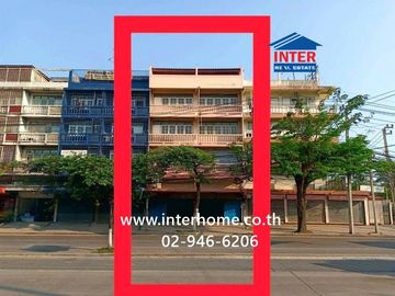 4.5-story commercial building, 87 sq.wah. Located near The Mall Bangkapi, between Soi Ramkhamhaeng 64/3 and 66, Ramkhamhaeng Road and Srinakarin Road,