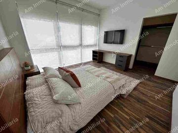 Departamento amueblado en renta en Club de Golf La Loma, San Luis Potosí.