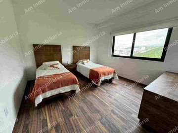 Departamento amueblado en renta en Club de Golf La Loma, San Luis Potosí.