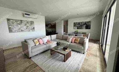 Departamento amueblado en renta en Club de Golf La Loma, San Luis Potosí.
