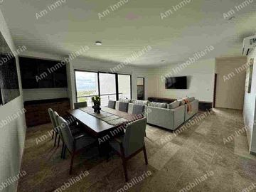 Departamento amueblado en renta en Club de Golf La Loma, San Luis Potosí.