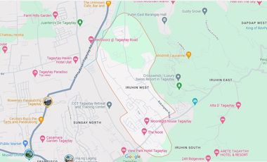 1,840 sqm residential lot in Maryridge Lane, Iruhin West, Tagaytay City, Cavite for sale