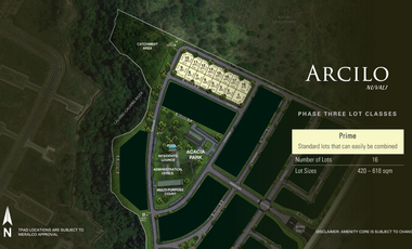 B16.L9 ARCILO, NUVALI -- NEAR RFO RESIDENTIAL LOT BY AYALA LAND PREMIER