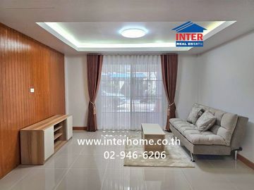 Two-story townhouse, 16 square wah, Krung Thong Thani Village, Soi Sai Mai 33, Sai Mai Road, Sukha Phibhan 5 Road, Sai Mai District, Bangkok.