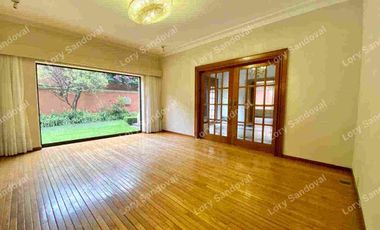 ENORME Y HERMOSA CASA EN RENTA EN LOMAS DE CHAPULTEPEC