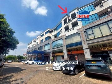 Three-story home office, 25 sq.wa., Krung Thon Mueang Kaeo Village, opposite Tang Hua Seng Department Store, Bang Phlat Intersection (Sang Hi Bridge),