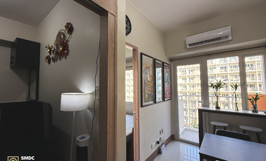 Fully-Furnished 1 Bedroom Unit with Balcony for Rent in  Unit B6B0617 Tower 6 Field Residences Parañaque City