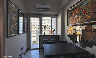 Fully-Furnished 1 Bedroom Unit with Balcony for Rent in  Unit B6B0617 Tower 6 Field Residences Parañaque City