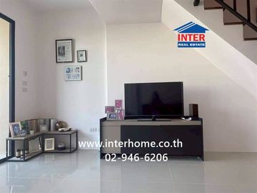 Two-story townhome, 22.9 sq.wah, Capital City Village, Thanyaburi-Khlong 8, Soi Chumchon Laksap Thani, Rangsit-Nakhon Nayok Road, Thanyaburi, Pathum T