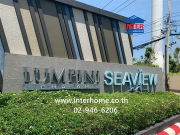 22.82 sq.m. condominium at Lumpini Seaview Cha-am B, near Cha-am beach, Chao Lai Road, Phetkasem Road, Cha-am, Phetchaburi.