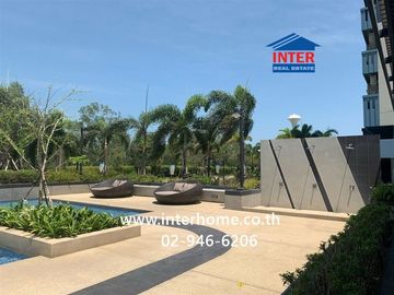 22.82 sq.m. condominium at Lumpini Seaview Cha-am B, near Cha-am beach, Chao Lai Road, Phetkasem Road, Cha-am, Phetchaburi.