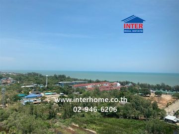 22.82 sq.m. condominium at Lumpini Seaview Cha-am B, near Cha-am beach, Chao Lai Road, Phetkasem Road, Cha-am, Phetchaburi.