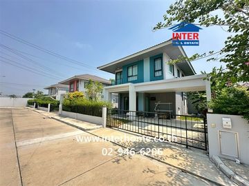 Two-story detached house, 52.1 sq.w., Anasiri Bang Yai Village, near Central Westgate, Soi Wat Phra Non, Kanchanaphisek Road, Pracha Uthit Road, M81 E