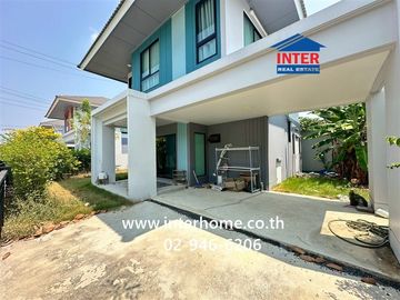 Two-story detached house, 52.1 sq.w., Anasiri Bang Yai Village, near Central Westgate, Soi Wat Phra Non, Kanchanaphisek Road, Pracha Uthit Road, M81 E