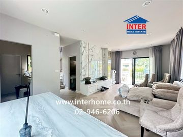 Two-story detached house, 52.1 sq.w., Anasiri Bang Yai Village, near Central Westgate, Soi Wat Phra Non, Kanchanaphisek Road, Pracha Uthit Road, M81 E