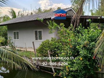 Land + 1-story house, 4 rai 268 sq.wa. Land + house near Wat Khao Takerao, Soi Rong Nam Tan Jae Joy, Phetkasem Road (Highway 1004), Khao Yoi, Phetchab
