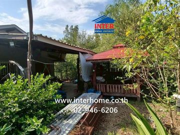 Land + 1-story house, 4 rai 268 sq.wa. Land + house near Wat Khao Takerao, Soi Rong Nam Tan Jae Joy, Phetkasem Road (Highway 1004), Khao Yoi, Phetchab