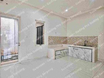 Rumah dijual cluster volta hoek row lebar parkir luas