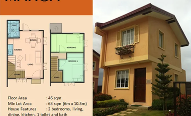 READY FOR OCCUPANCY 2-bedroom Single Attached House For Sale in SANTA BARBARA, PANGASINAN