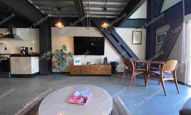 HERMOSO DEPARTAMENTO DUPLEX AMUEBLADO EN RENTA POLANCO