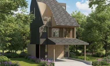 Dijual Rumah Baru di Countrywoods Bintaro, Jl. Wr Soepratman, Tipe The Green Retreat (6X12)
