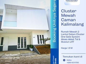 Rumah 2 Lt Bebas Banjir Dekat LRT Cikunir