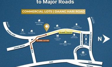 Commercial Lot for Sale in Daang Hari | Near MCX SLEX Skyway | Prime Location