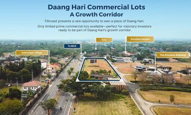 Commercial Lot for Sale in Daang Hari | Near MCX SLEX Skyway | Prime Location