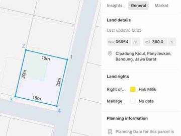 Dijual Tanah Matang Di Hook Strategis Dekat Kampus Muhammadiyah-UIN Soetta Bandung