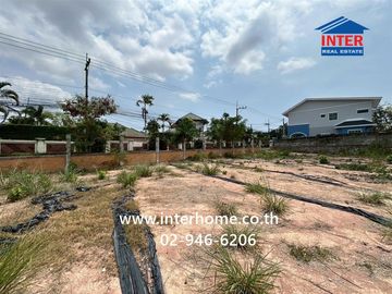 Vacant land, 353.8 sq.wah. Located on Soi Boon Samphan 9, Sukhumvit 54, Intersection 9, Sukhumvit 54 Road, Bang Lamung, Chonburi.