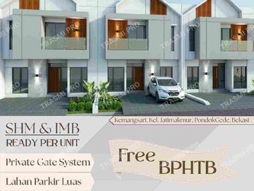 Rumah Cluster Baru Siap Huni di Jatibening Bekasi