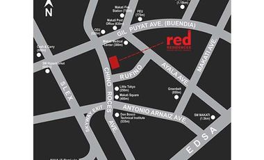 1 BEDROOM (MOVE-IN READY) IN RED RESIDENCES - CHINO ROCES, MAKATI