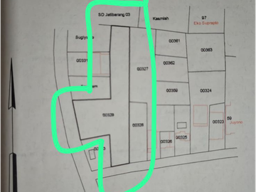 Tanah Kosong di pinggir jalan raya Kaligetas, Jatibarang Mijen Semarang