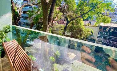 HERMOSO DEPARTAMENTO AMUEBLADO CON TERRAZA PRIVADA RENTA EN POLANCO