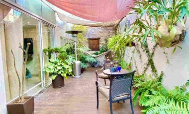 HERMOSO DEPARTAMENTO AMUEBLADO CON TERRAZA PRIVADA RENTA EN POLANCO