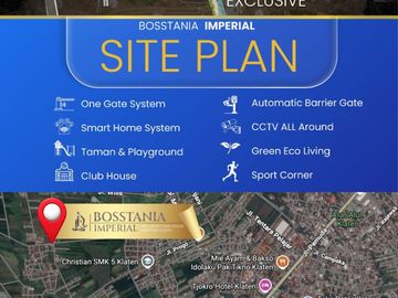 HUNIAN EKSKLUSIF DALAM CLUSTER DI KLATEN, DEKAT TEMPAT WISATA DAN PUSAT PEMBELANJAAN