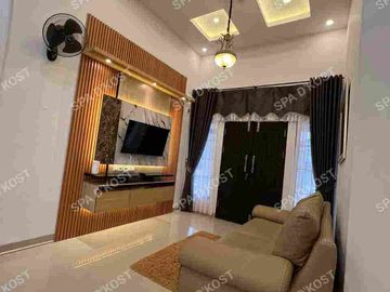 Disewakan rumah kontrakan Bulanan 3 KT, 2 KM Mewah lokasi strategis Kartama Pekanbaru