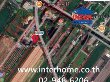 A vacant land plot of 13 rai and 193.6 square wah (approximately 21,994 square meters) located near Wat Sai Noi School, on Sai Noi-Ton Chuek Road, Ban