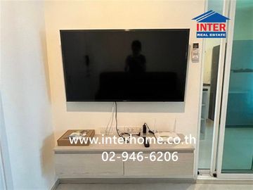 35.5 sq.m. condominium at Aspire Erawan Tower, next to BTS Chang Erawan Station, Kanchanaphisek Road, Sukhumvit Road, Samut Prakan City, Samut Prakan.