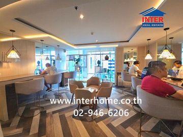 35.5 sq.m. condominium at Aspire Erawan Tower, next to BTS Chang Erawan Station, Kanchanaphisek Road, Sukhumvit Road, Samut Prakan City, Samut Prakan.
